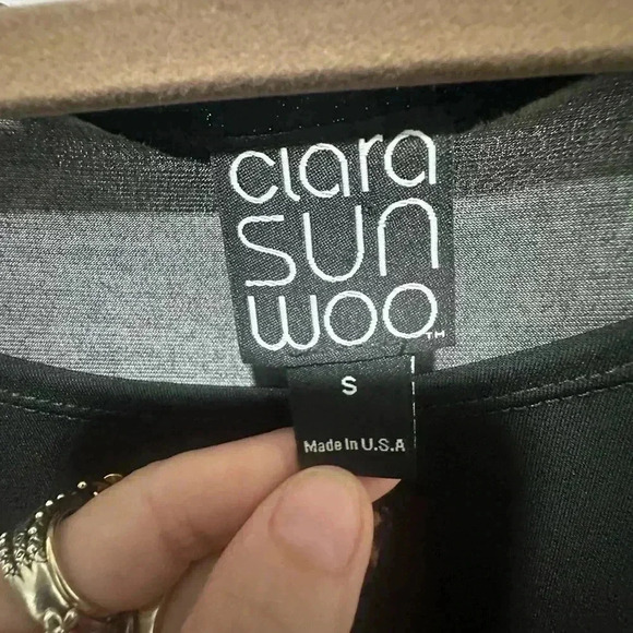 Clara sun Woo Lily Kerchief Angle Hem Tunic Size Small - Picture 4 of 5